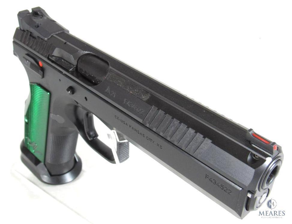 New CZ TS 2 9mm Semi-Auto Competition Pistol in Racing Green