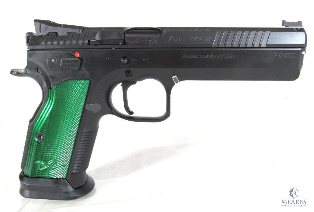 New CZ TS 2 9mm Semi-Auto Competition Pistol in Racing Green