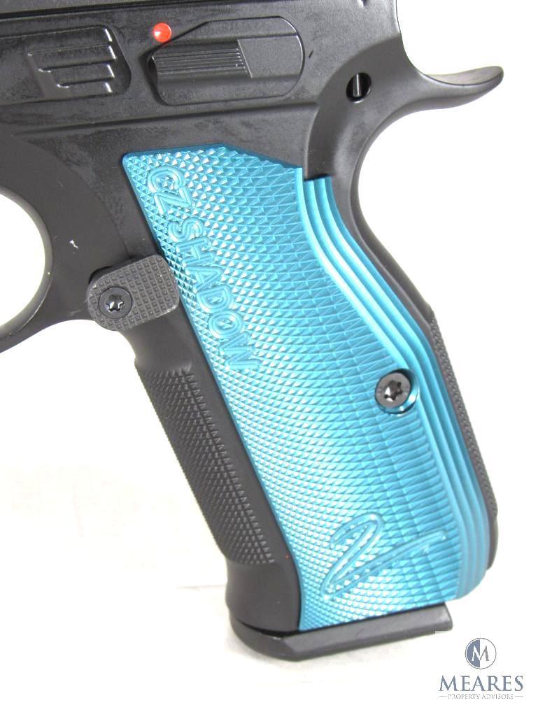 New CZ Shadow 2 Black & Blue 9mm Semi-Auto Pistol