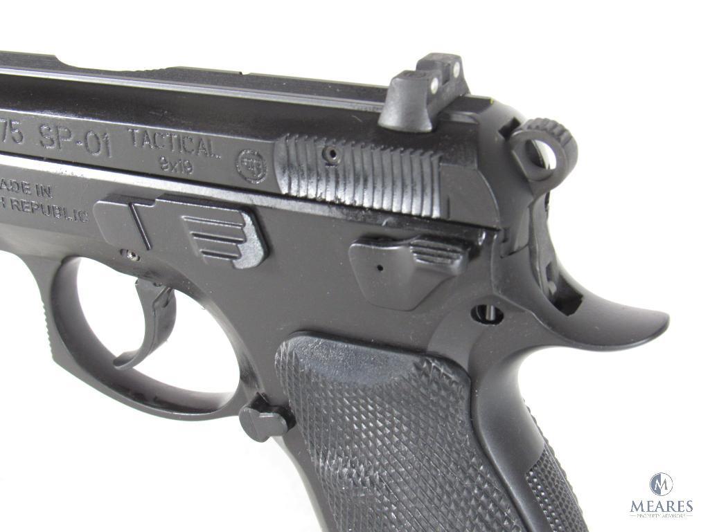 New CZ 75 SP-01 Tactical 9mm Semi-Auto Pistol