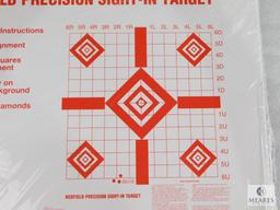 100 Pack Champion Redfield Precision Sight In Rifle Targets