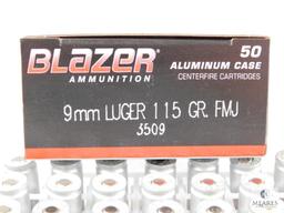 CCI Blazer 9mm Luger 50 Rounds