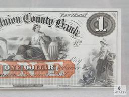 PCGS Graded 55PPQ $1 Obsolete Banknote - Union County Bank, Plainfield, NJ