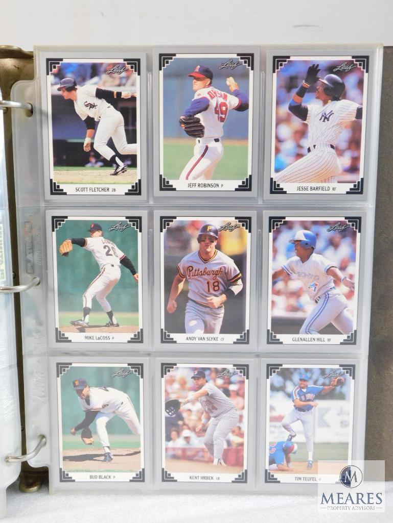 Leaf I Collector Baseball Card Album 1991 Numbers 1-264