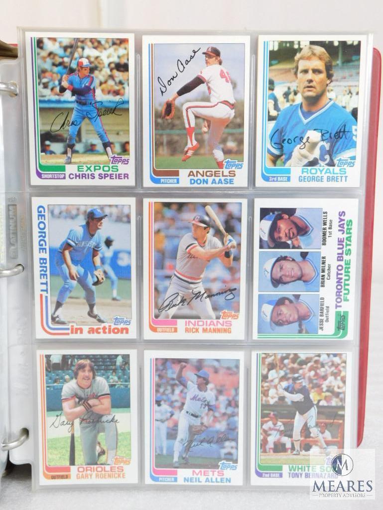 Topps Collector Baseball Card Album 1982 Numbers 1-792