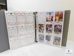 Collector Football Card Album, Mixed Cards And Teams