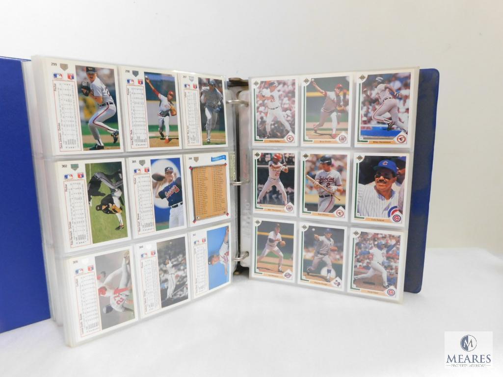 Upper Deck 1991 Collector Baseball Card Album Numbers 1-800