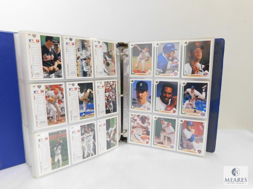 Upper Deck 1991 Collector Baseball Card Album Numbers 1-800