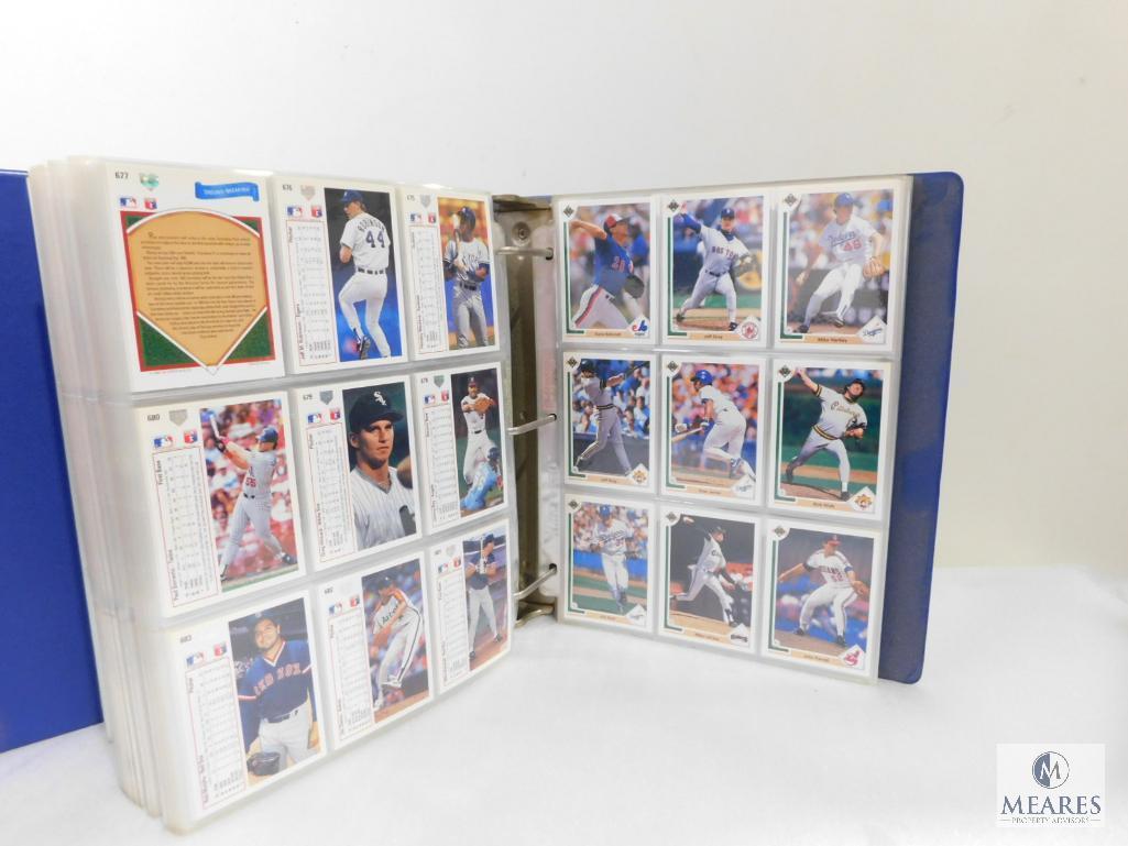 Upper Deck 1991 Collector Baseball Card Album Numbers 1-800