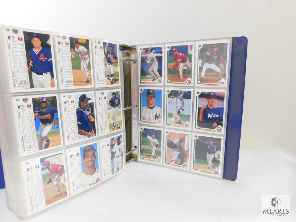 Upper Deck 1991 Collector Baseball Card Album Numbers 1-800