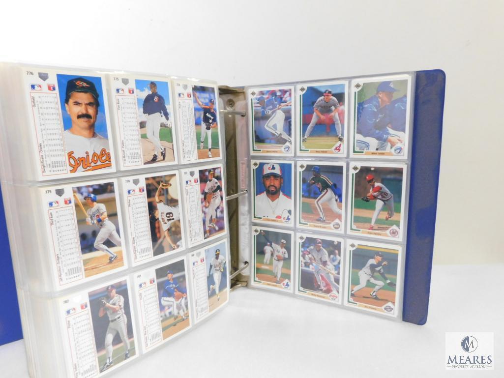 Upper Deck 1991 Collector Baseball Card Album Numbers 1-800