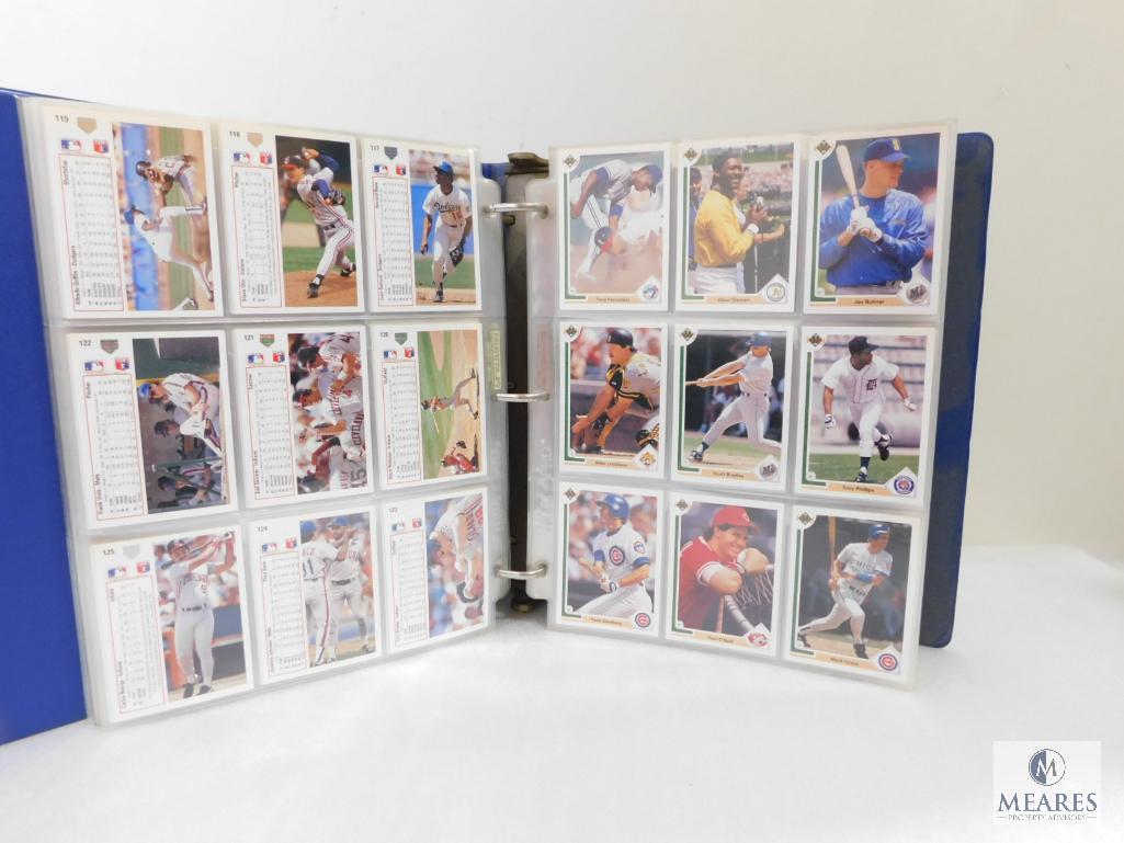 Upper Deck 1991 Collector Baseball Card Album Numbers 1-800