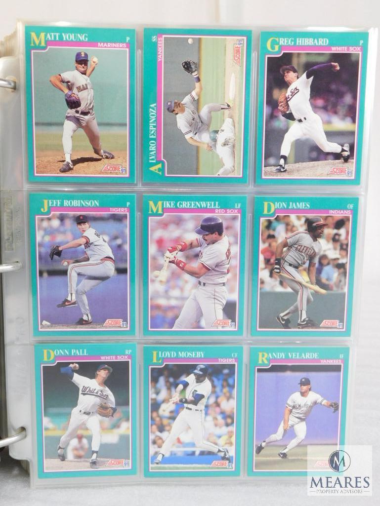 Score Collector Baseball Card Album 1991