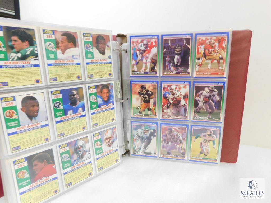 Score 1990 Series I and II Baseball Card Collection Album