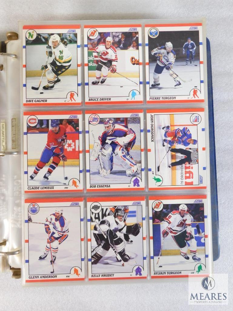 Score 1990 NHL Hockey Collector Card Album Numbers 1-440