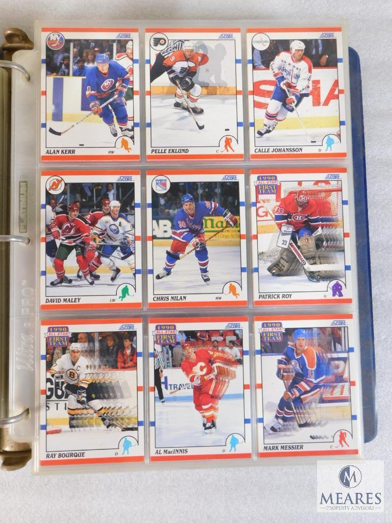 Score 1990 NHL Hockey Collector Card Album Numbers 1-440