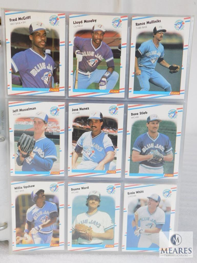 Fleer Corp. Collector Baseball Card Album 1988