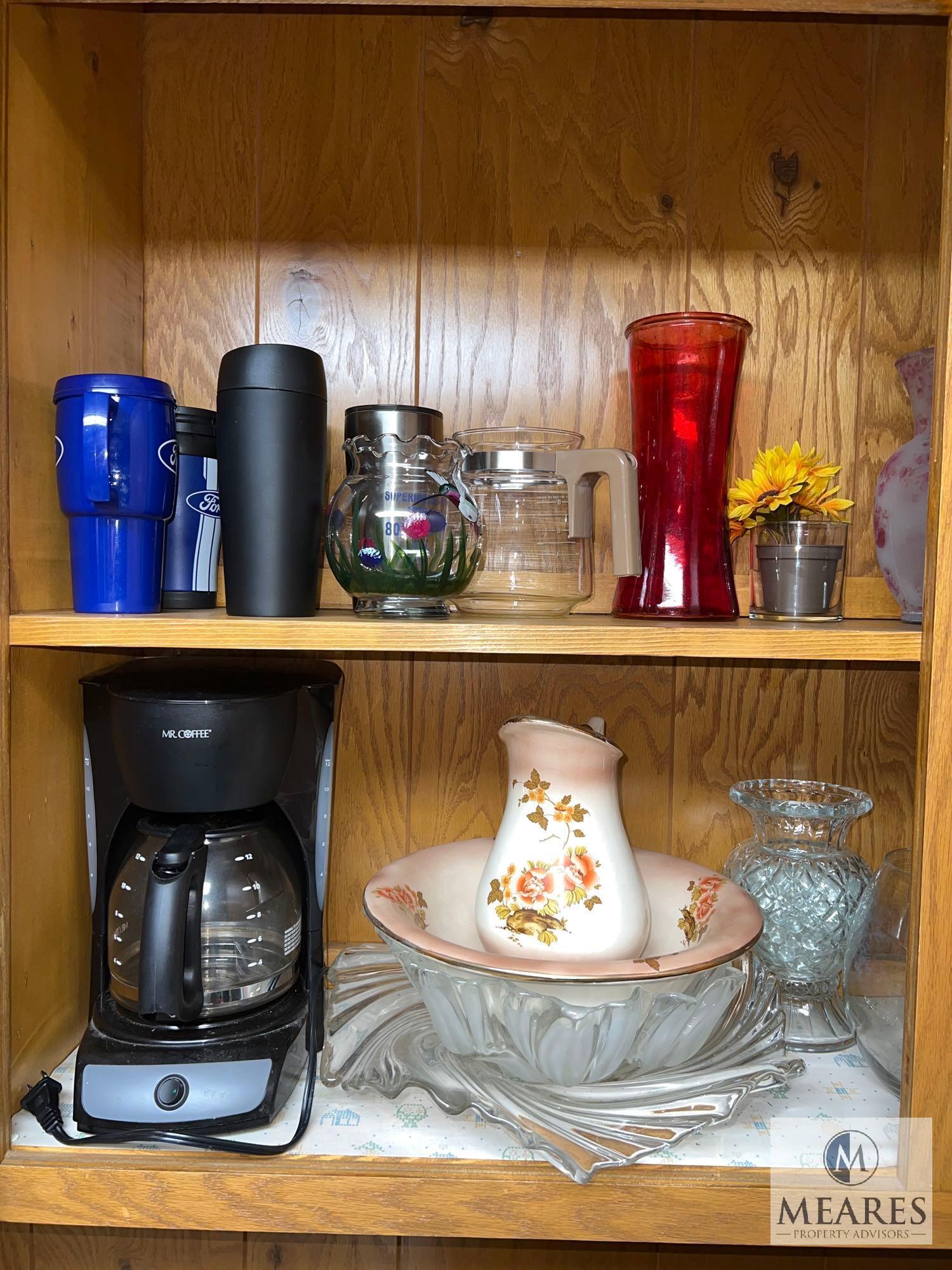 Contents of Laundry Room Cabinets - Top Left Side