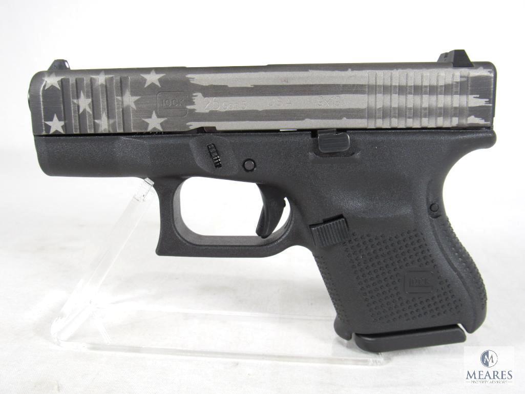 NEW Glock 26 Gen 5 Stars N Stripes 9mm Luger Semi-Auto Pistol