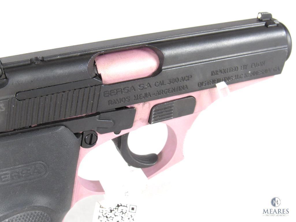 New Bersa Thunder CC .380 ACP Semi-Auto Pistol in Pink Champagne