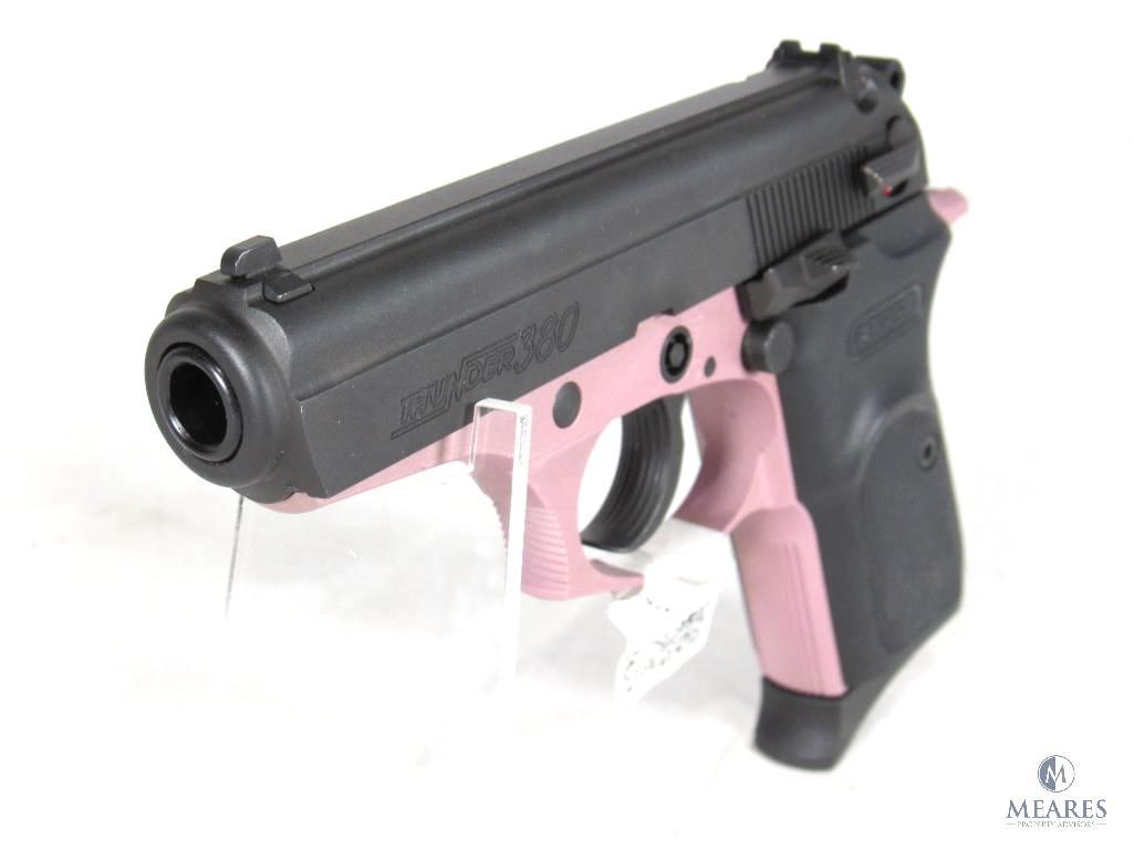 New Bersa Thunder CC .380 ACP Semi-Auto Pistol in Pink Champagne