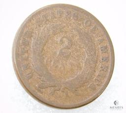 1870 Two Cent Piece