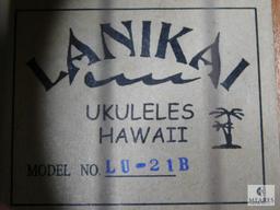 Ukulele by Lanikai Ukuleles 4 String Hawaii Model LU-21B