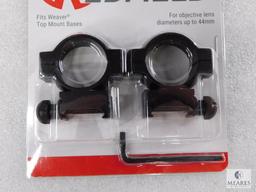 Redfield 1" Rifle Scope Rings for Weaver Style Bases.