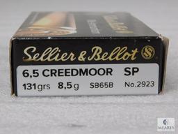 Sellier & Bellot 6.5 Creedmoor 131 Gr. SP 20 Round Box