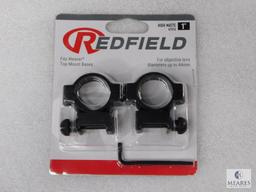 New Redfield 1" Rifle Scope Rings Matte Finish and High Clearance