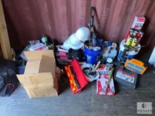 Large Lot of Safety Items and Jobsite Hardware