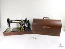 Antique Singer 127K Hand Crank Sewing Machine