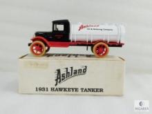 1931 Ashland Oil Hawkeye Tanker ERTL Die Cast Bank (1992) 1st In Series