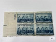 # 1013 - 1952 3¢ Service Women Stamp Plate Block of Four