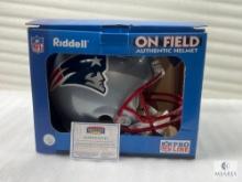 New England Patriots Football Helmet Signed by Tom Brady