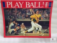Play Ball 1994 Baseball Calendar