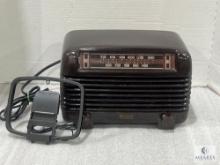 Vintage Philco Transitone Radio with Antenna