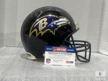 Baltimore Ravens Football Helmet Signed by Pro Football Hall of Famer Ray Lewis