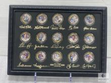 Complete Merrick Mint MLB All-Time Legends 24kt Gold Plated Coin Collection