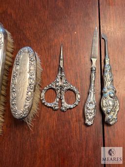 Antique Sterling Silver Vanity Set