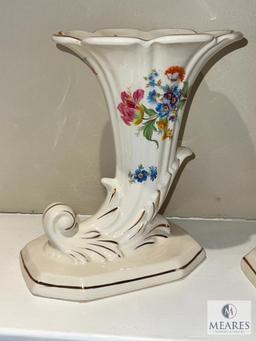 Vintage 7" Tall E&R American Artware Vases