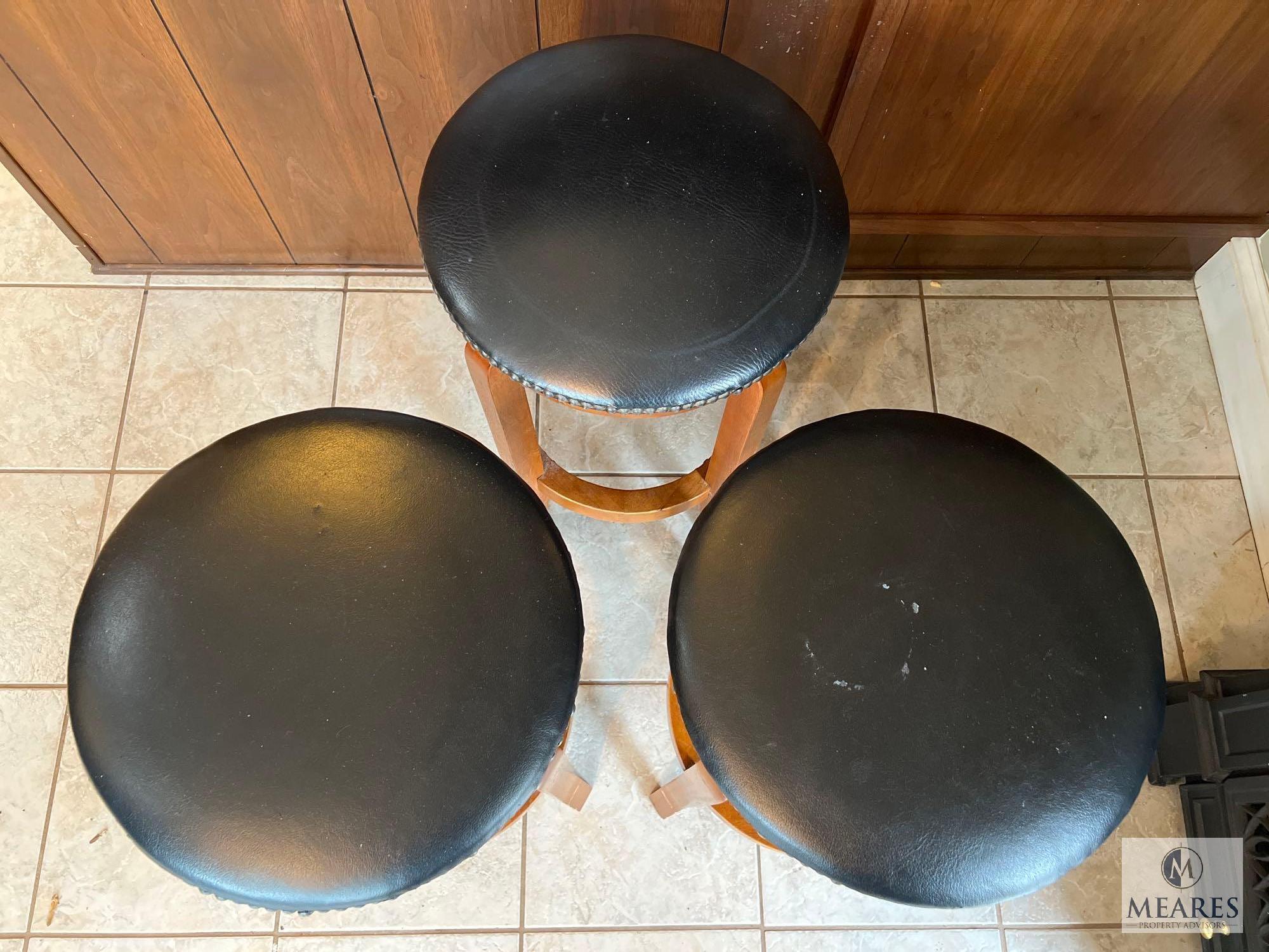 Three Swivel Top Bar Stools from Bed Bath & Beyond