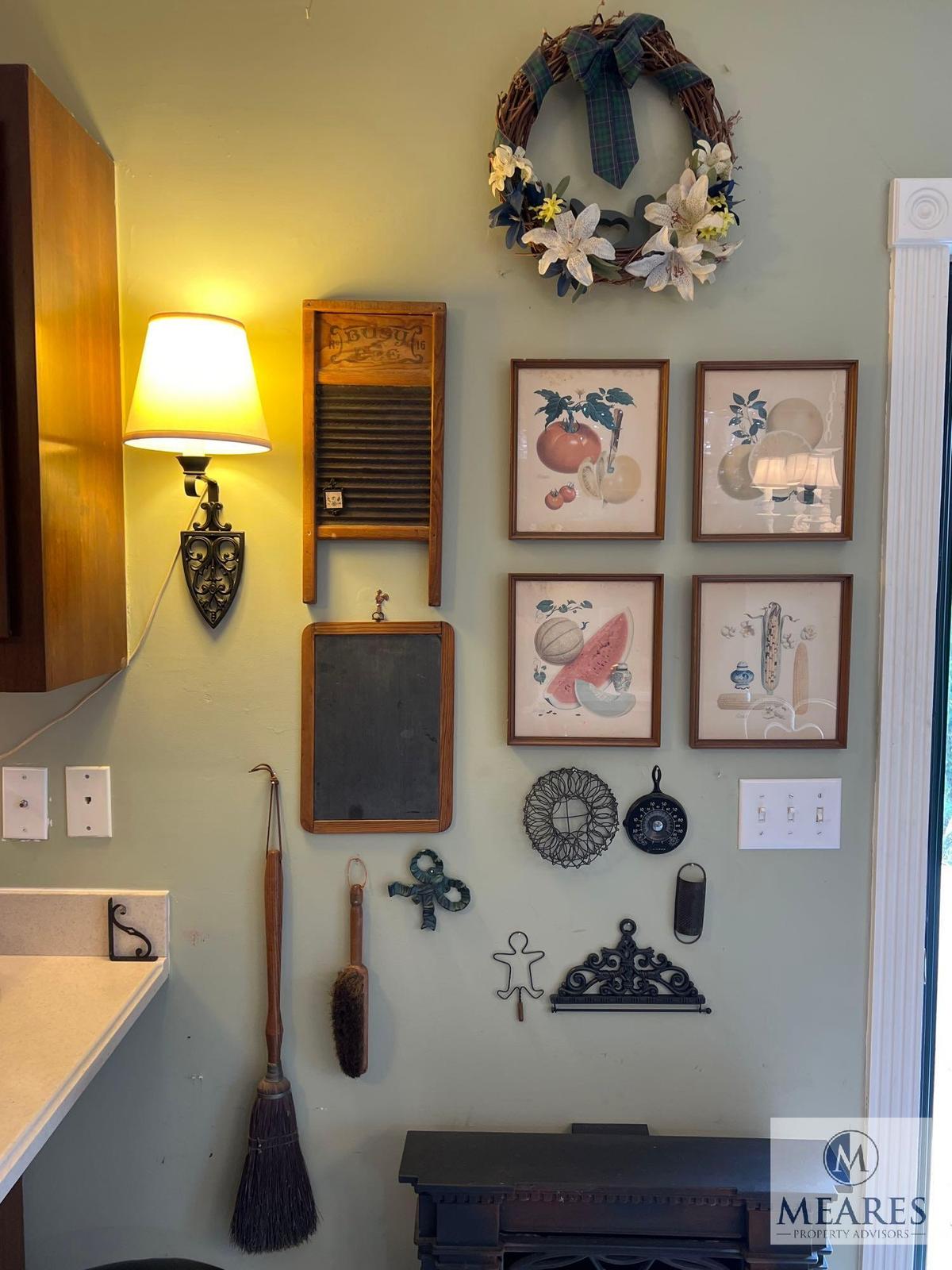 Vintage Wall Decor and Rustic Kitchen Items