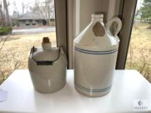 Two Stoneware Jugs