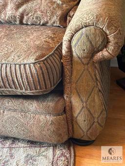 Upholstered Loveseat/Settee with Pillow Backs