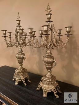 Vintage Candleabra Pair - Italian Made