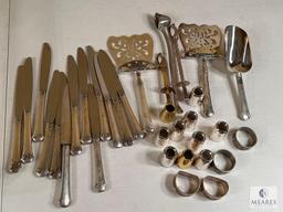 Silverplate Serving and Tableware Lot