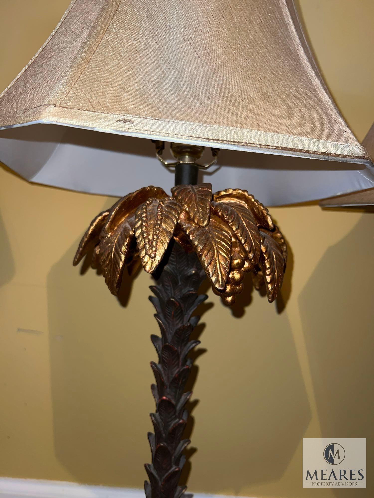 Set of Palm Tree Decorative Lamps