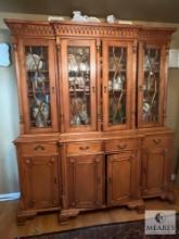 Solid Wood Decorative China Cabinet