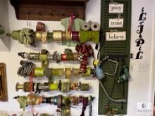 Large Craft Lot - Ribbon, Tools and Decorative Items